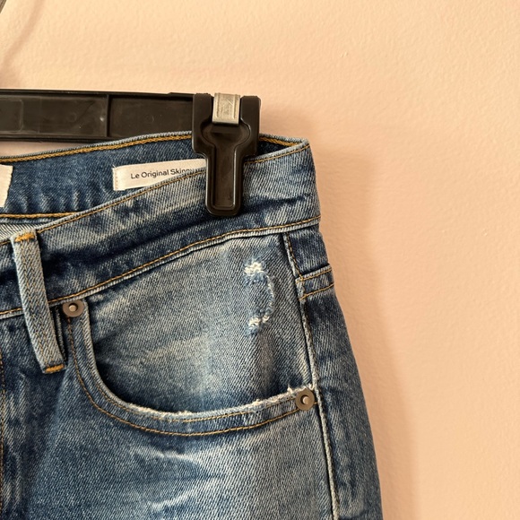 Frame Le Original Skinny Asymmetrical Pocket Jeans Size 26 - Picture 6 of 13